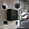 Extralink 19" 9U Armoire Rack Murale, 530 × 400 mm, Noire, Voir les images du produit 5