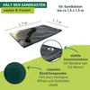 Sandkasten Abdeckplane mit Kordel 1,7x1,7m Produktbild-Vorschau 2