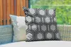 MuchoWow® Outdoor Kissen - Sechseck - Linie - Muster - Produktbild-Vorschau 3