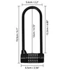 Kurtzy Cadenas Anse longue Cadenas à combinaison 5 chiffres Voir les images du produit 2