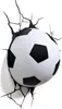 Wandtattoo Fußball, Durchbruch Wandaufkleber für Produktbild-Vorschau 5