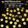 5M 20LEDs Solar Lichterkette Kugel LED Beleuchtung Garten Produktbild-Vorschau 2
