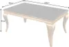 Eleganter Couchtisch MODERN BAROCK 100cm schwarz Opalglas Produktbild-Vorschau 13