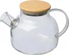 Teekanne / aus Glas mit Bambusdeckel und Ausgießsieb / Produktbild-Vorschau 1