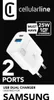 Cellularline ACHSM2USBPD25WSMLW, Drinnen, AC, 12 V, Weiß Produktbild-Vorschau 2