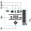 A diagram showing the display of a MAKA® Leitungssucher Wandscanner. Podgląd zdjęcia produktu