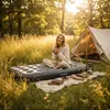 Avenli Luftmatratze Camping CloudCoil grau 191x99x22cm Produktbild-Vorschau 2