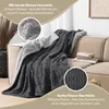Blumtal Couverture douillette 150x200 cm avec aspect tricot Voir les images du produit 5