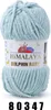 A ball of light blue yarn on a white background. Podgląd zdjęcia produktu