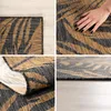 Carpetsale24 Outdoor Teppich Schwarz Natur Jute Optik Rund Produktbild-Vorschau 3