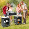 KOMFOTTEU Campingküche klappbar, Campingschrank aus Produktbild-Vorschau 2