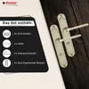 DOMINO Türgriff 78 Drückergarnitur WC - Badezimmer Set | Produktbild-Vorschau 4