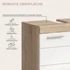 Lambada Badmöbelset L24 Weiß hochglanz, Eiche Nachbildung. Produktbild-Vorschau 21