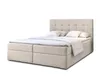 AX LIVING Lit 2 places Geceteni lit beige lit 140x200 avec Voir les images du produit 2
