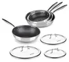 Set de 7 casseroles Rosmarino HexaPro avec couvercles Voir les images du produit 1