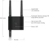 A diagram of a router with labels pointing out its features. Produktbild-Vorschau
