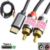 USB-C auf Cinch Audio Kabel Type C auf 2x RCA Stereo Produktbild-Vorschau 1