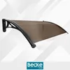 Stříška na dveře 100 x 60 cm hnědá Náhled obrázku produktu 5