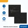 Exquisit EHE285-HBZ-020, Keramik, 4 Zone(n), Glaskeramik, Produktbild-Vorschau 3