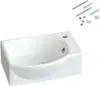 AQUABATOS Hängewaschbecken Keramik 40.5x28x12 cm, Produktbild-Vorschau 1