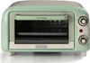 A retro-style countertop oven is shown against a white background. Anteprima dell’immagine prodotto