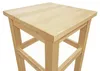 Holzhocker Sitzhocker ohne Lehne in Kiefer natur oder weiß Produktbild-Vorschau 8