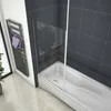 70x140cm Duschwand Badewannenwand Badewannenaufsatz Produktbild-Vorschau 3