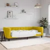 VidaXL 354013, sofa rozkładana, Żółty, Pianka, Metal, Podgląd zdjęcia produktu 2