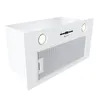 A white kitchen range hood against a white background. Produktbild-Vorschau