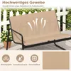 COSTWAY 4-częściowy zestaw mebli ogrodowych, meble tarasowe Podgląd zdjęcia produktu 5