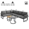 Flieks Gartenlounge-Set 5 teilig, Gartenmöbel-Set mit 2 Produktbild-Vorschau 4