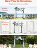 VEVOR Set di fiori artificiali per arco di nozze, fiori blu Anteprima dell’immagine prodotto 6