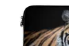 MuchoWow® Laptop Hülle 14 ZollPorträt - Tiger - Schwarz Produktbild-Vorschau 3