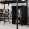 Flieks Lit superposé 140x200cm avec armoire, Lit surélevé Voir les images du produit 9