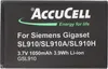 A black battery with white and green text and logos. Produktbild-Vorschau
