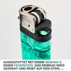 TOM Reibrad Feuerzeuge | 50er Display Set | 5 Farben | Produktbild-Vorschau 3