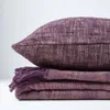 HOMESCAPES Kissenhülle Nirvana mauve – Deko-Kissenbezug Produktbild-Vorschau 5