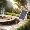 Solar Teichpumpe, 10W 1000L/h Pumpe für Garten, 2,5m Produktbild-Vorschau 7
