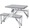 Klappbares Campingtisch-Set Aluminium mit 4 Stühlen extra Produktbild-Vorschau 1