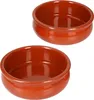 2x BERLIN Cazuela Schale bauchig Ø15,7cm Tonware Gr. M Anteprima dell’immagine prodotto 2
