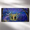 Leinwand Uhr Küche Wohnzimmer Bild 60x30 Kunst Paar auf Produktbild-Vorschau 2