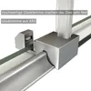 120X195cm Schiebetür 8mm NANO Duschwand Eckdusche Produktbild-Vorschau 7