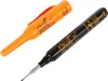 A black marker pen with a long tip and an orange cap are shown on a white background. Produktbild-Vorschau