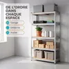 IvoQ Étagère de rangement – 180 x 90 x 40 cm – 5 étagères Voir les images du produit 6
