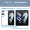 Galaxy Z Fold3 Hülle, Klar Rückseite Stoßfeste TPU Silikon Produktbild-Vorschau 2