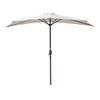 Angel Living 270cm Ombrellone mezzo tondo Alluminio inox e Anteprima dell’immagine prodotto 3