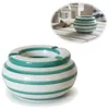 LS-LebenStil XL Sturm-Aschenbecher 14x9cm Maritim Türkis Produktbild-Vorschau 2