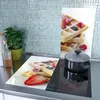 Spritzschutz Herdabdeckplatte Schneidebrett aus Glas Produktbild-Vorschau 3