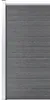 vidaXL Elemento di recinzione WPC 95x186 cm grigio Anteprima dell’immagine prodotto 6