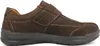 JOMOS Chaussures basses en cuir pour hommes choco, doublure Voir les images du produit 18